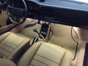 1987 Porsche 911 Cabriolet, Interior Replacement and LED Interior Lighting