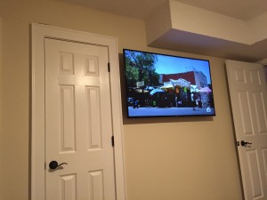 Wall-Mounted TV